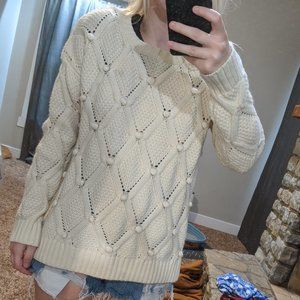 Forever 21 sweater, with pom poms